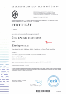 ezu 14001 cze